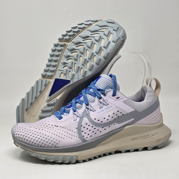 Nike React Pegasus Trail 4 Pearl Pink Running Shoes Womens Size 5 DJ6159-600 New - Picture 1 of 10